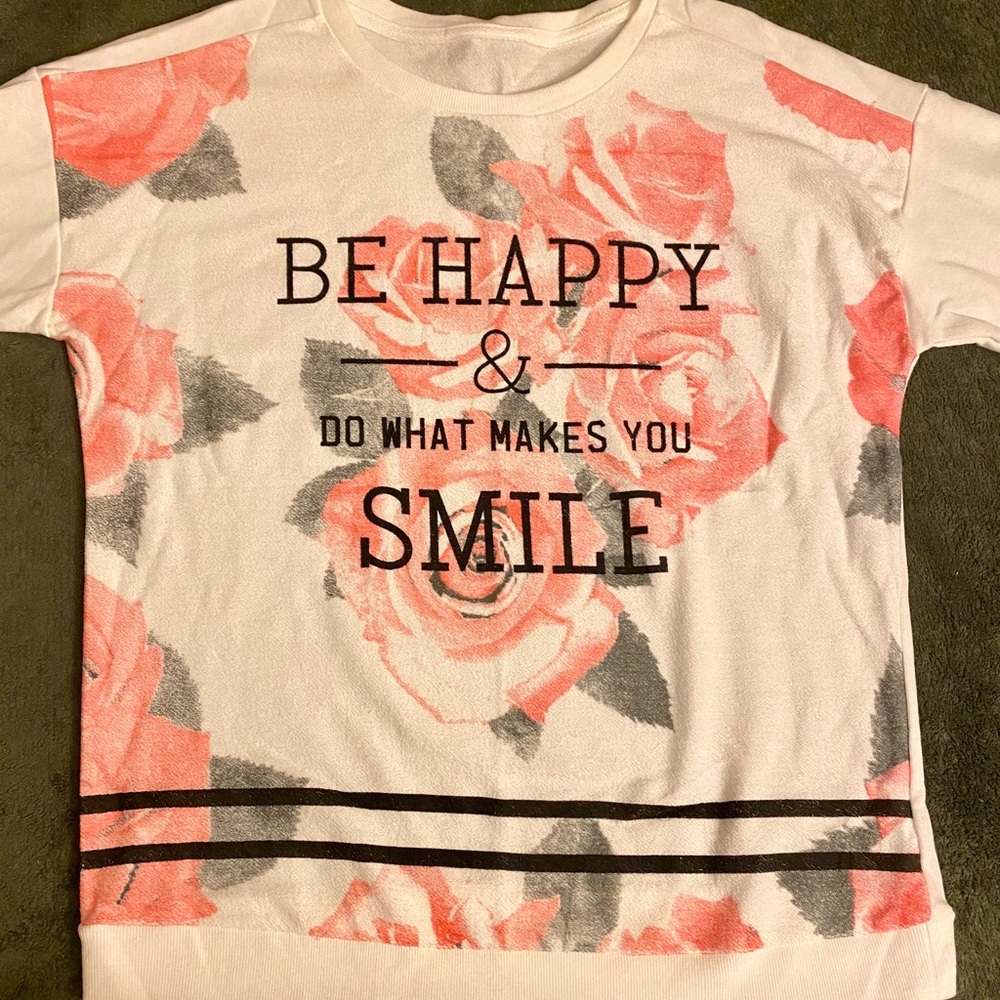 Cute Logo Floral Top